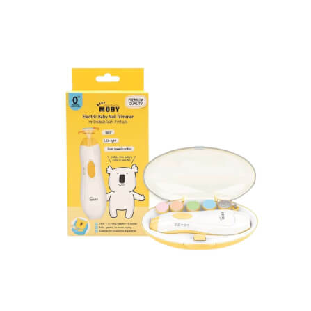 ชุดกรรไกรตัดเล็บไฟฟ้า โม บี้ สำหรับเด็ก BABY MOBY_0